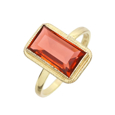 Art deco doublé prsten