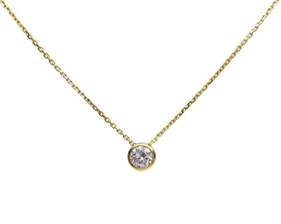 Zlatý přívěsek s diamantem 0,35ct (vzácně bílý E-F-G) + CERTIFIKÁT PRAVOSTI