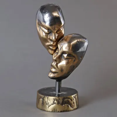 Yves Lohe (1947) | Bronzová plastika Tváře