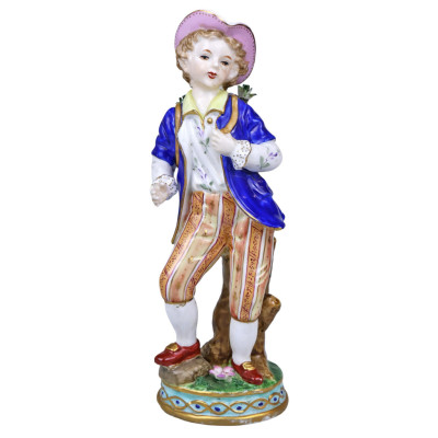 Porcelánová soška | Nosič květin
