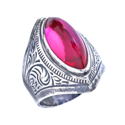 Vintage stříbrný prsten SSSR, Ag 875 – Moskva