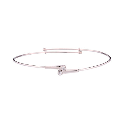 Zlatý náramek s přírodními diamanty