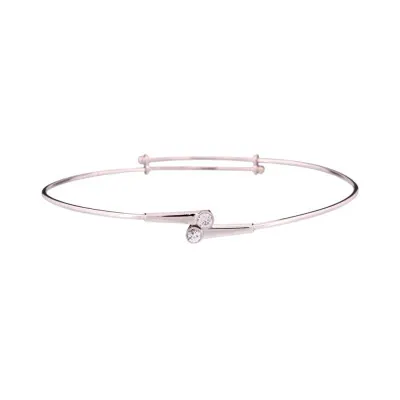 Zlatý náramek s přírodními diamanty